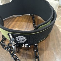 Dip Belt With Chain For Weightlifting, Pull Ups, Dips - Heavy Duty Steel Chain,L