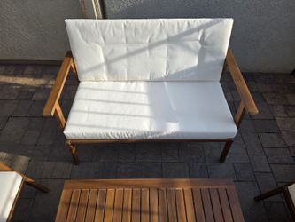 New Acacia 4 - Person Patio Conversation Sets with Cushions