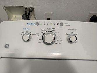 GE washer and dryer used