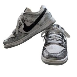 Authentic Nike Silver Metallic Sneakers 6.5 US