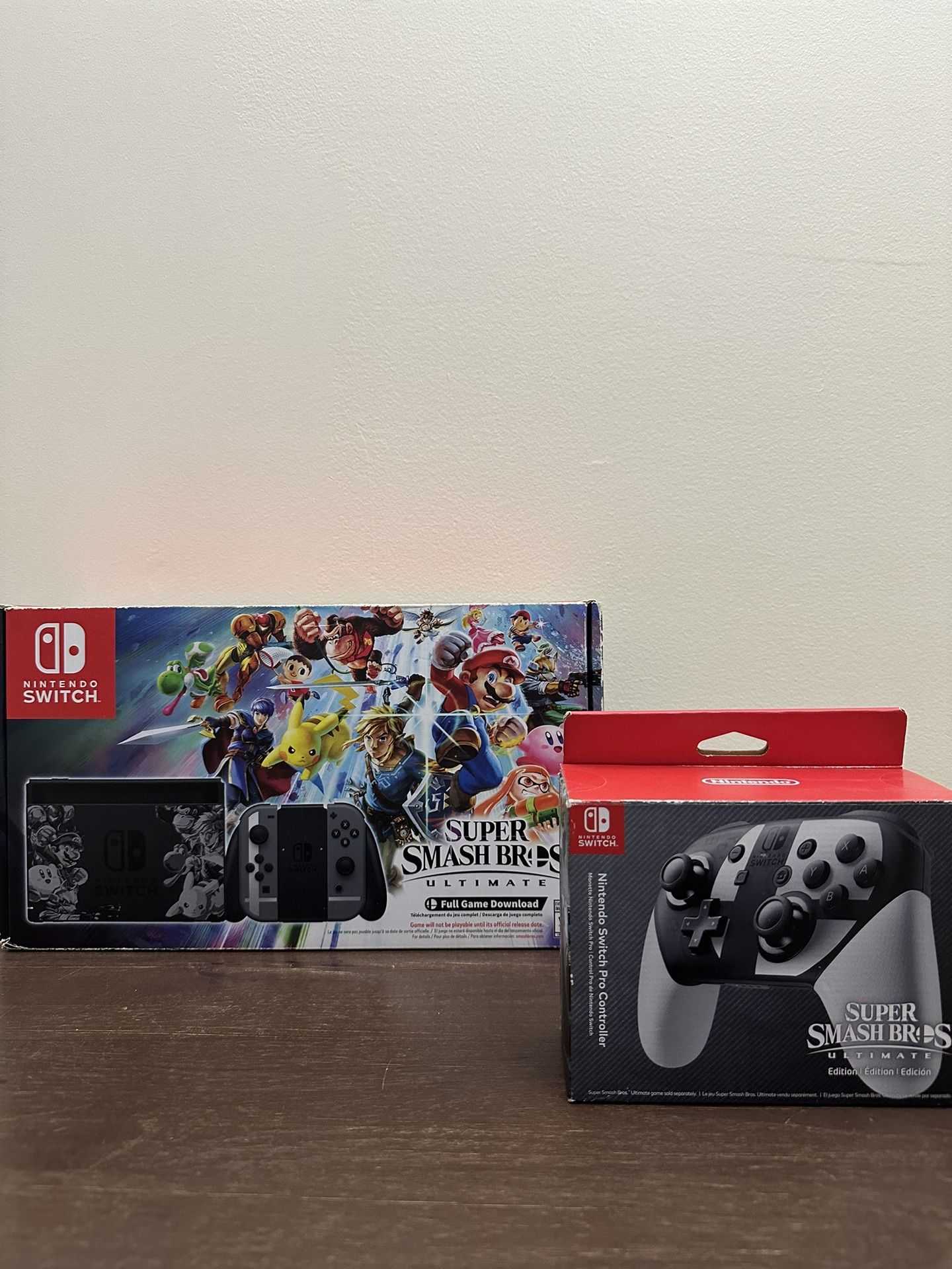Nintendo Switch super smash bros ultimate edition console bundle