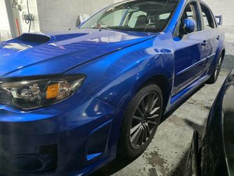 Subaru WRX Blue Sedan 2013 Rtitle