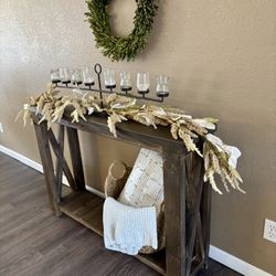 ❤️ farmhouse tables entryway console hall accent shabby chic farm style mcm boho custom made built