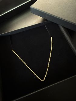 Gold plated chain