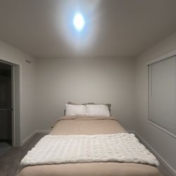 Queen Bed Frame & Mattress