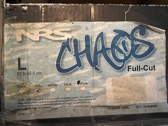 NRS Chaos Full-Cut Whitewater Helmet Size L