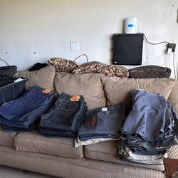 Men’s XL clothing - Dickies & Levi’s