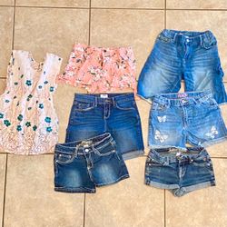 7 Piece Girls Summer Clothes Size 10