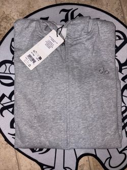 Alo Grey Zip Ups