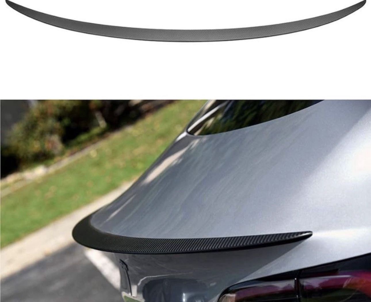Model Y Performance Real Carbon Fiber Spoiler for Tesla Model Y Tail ...