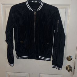 Better Be Black Juniors Bomber Jacket Size L