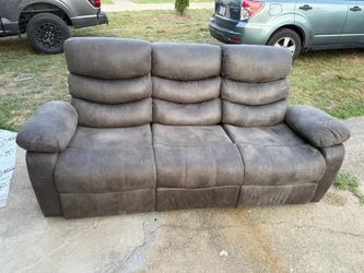 Gray Recliner Couch