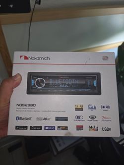 New! Nakamichi single din media receiver