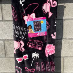 Black barbie online blanket