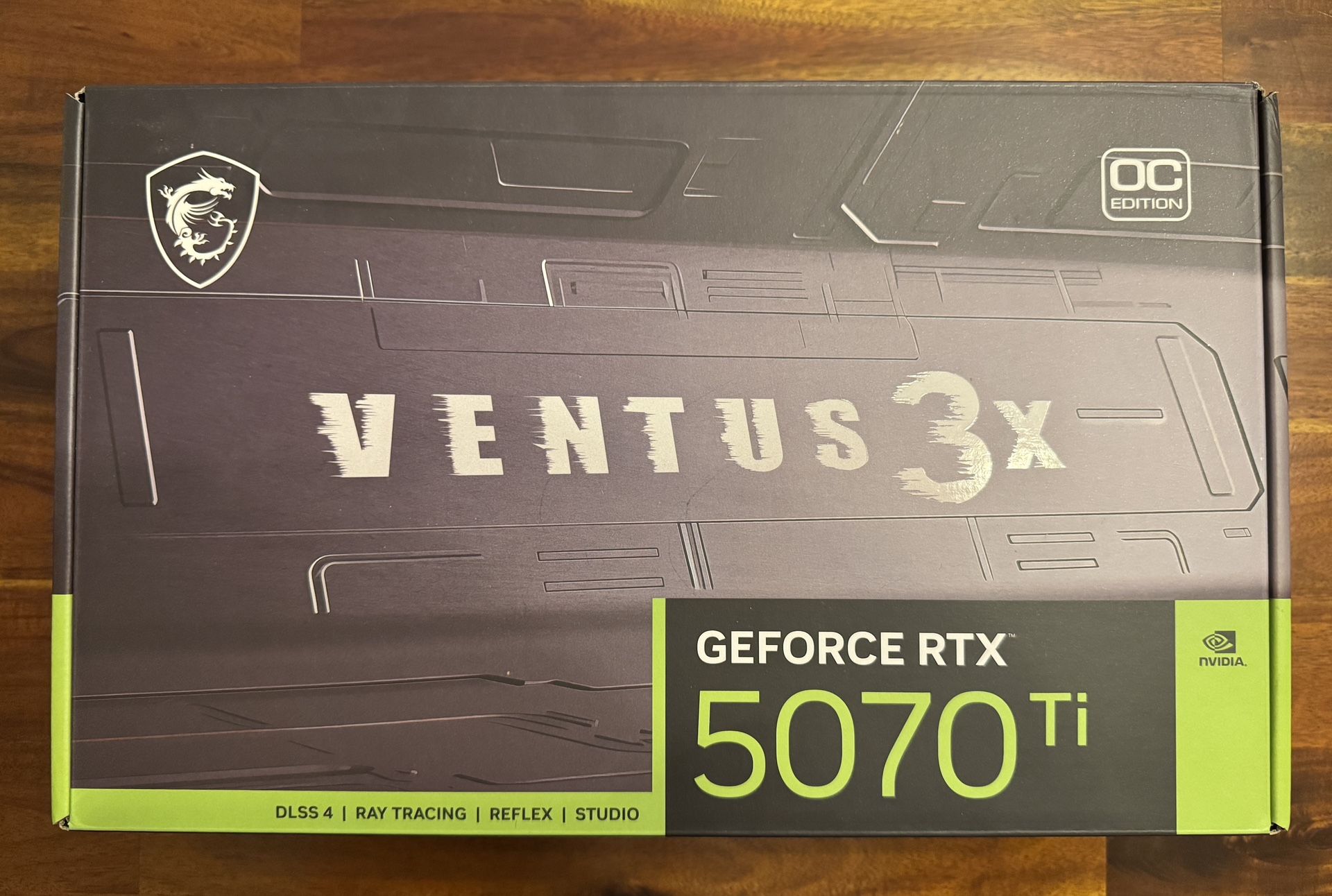 Brand New - OPEN BOX - MSI Ventus 3x OC RTX 5070Ti