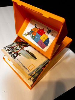 Vintage National Geographic Close Up Map Box-Reduced Again