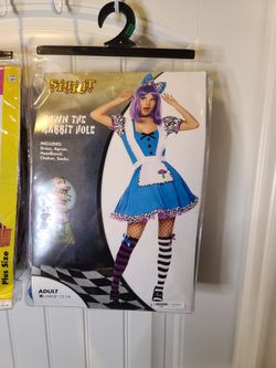 Spirit Halloween 5pc Alice Cosplay Costume NWT Women Lg 12/14