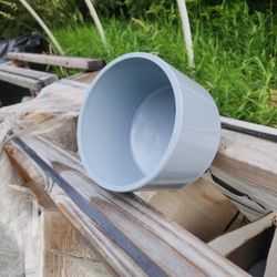 NEW - 6 inch cap PVC