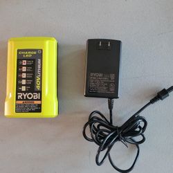 Ryobi 40V Lithium Charger + AC Power Adapter