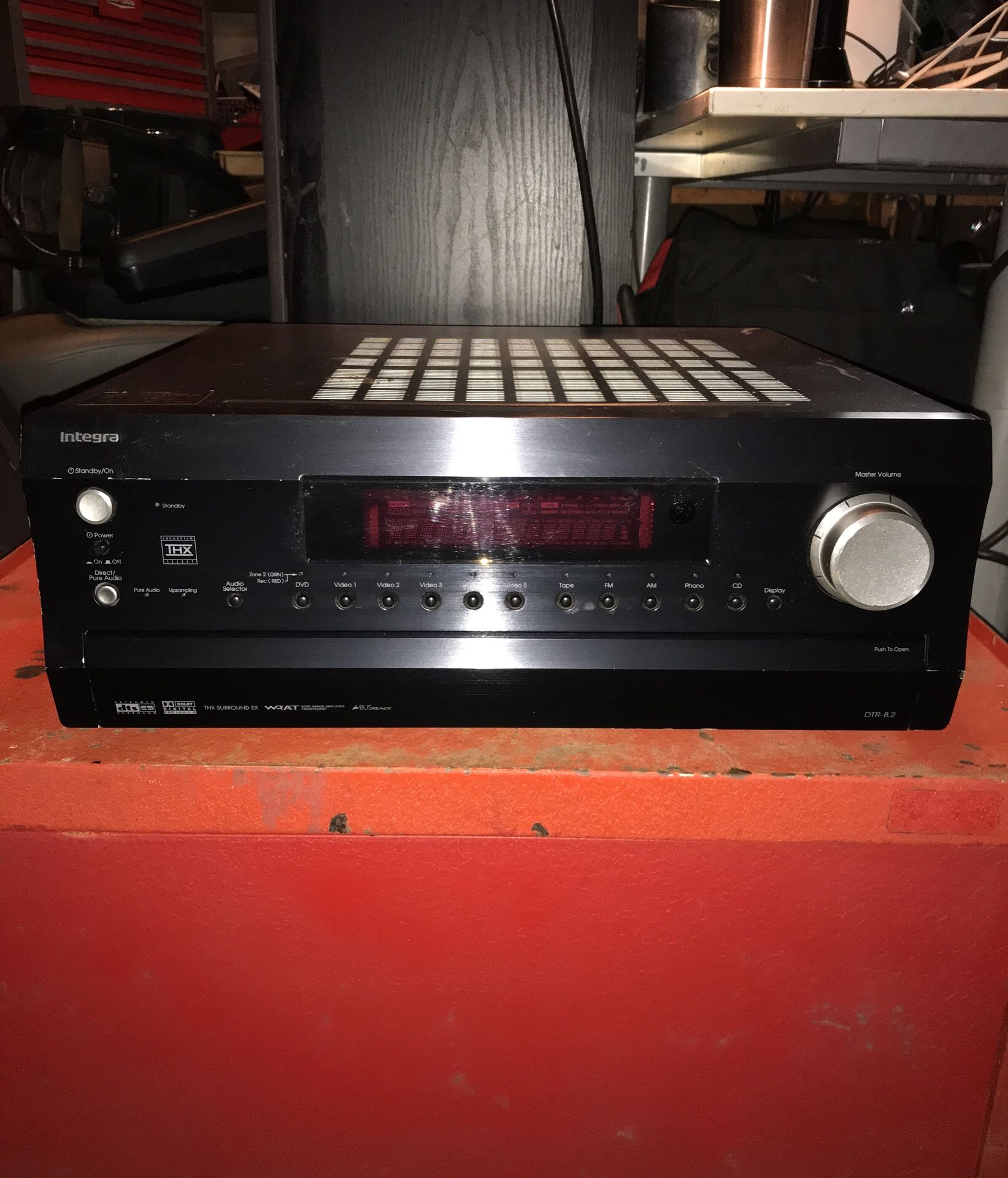 INTEGRA AV RECEIVER MODEL#DTR-8.2 700watts. Monster