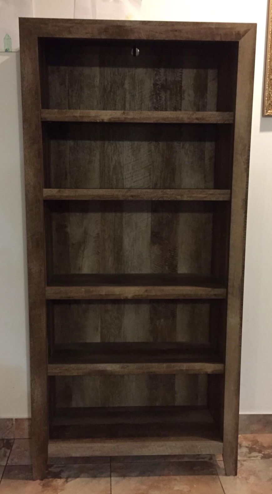 New!! Bookcase, Storage Unit, Organizer,5 Shelf Bookcase,-Craftman Oak