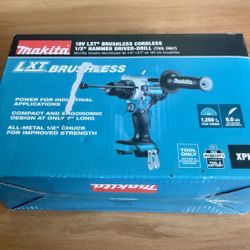 New Makita 18V LXT Brushless Cordless 1/2” Hammer Driver - Drill XPH14Z (Tool Only)