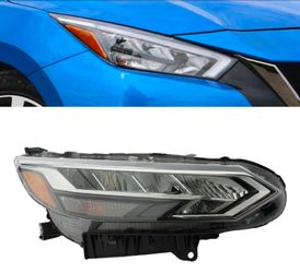 For 2020 2021 2022 Nissan Sentra Headlight Headlamp W/ Bulb LED Clear Right Side