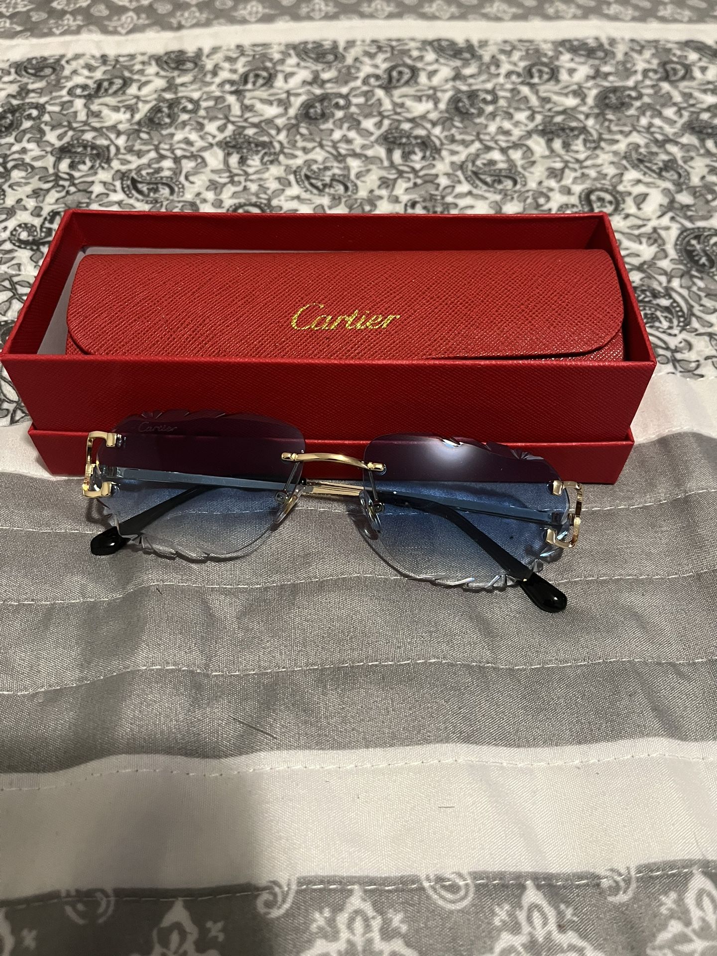 Cartier Blue Sunglasses