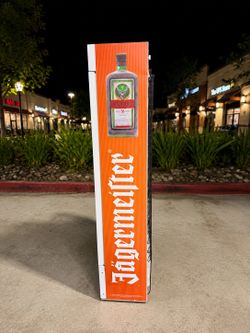 Jägermeister Glass Display Refrigerator / Beverage Cooler – LED Lighted – Commercial