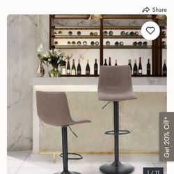 Alpha Home adjustable Bar stools