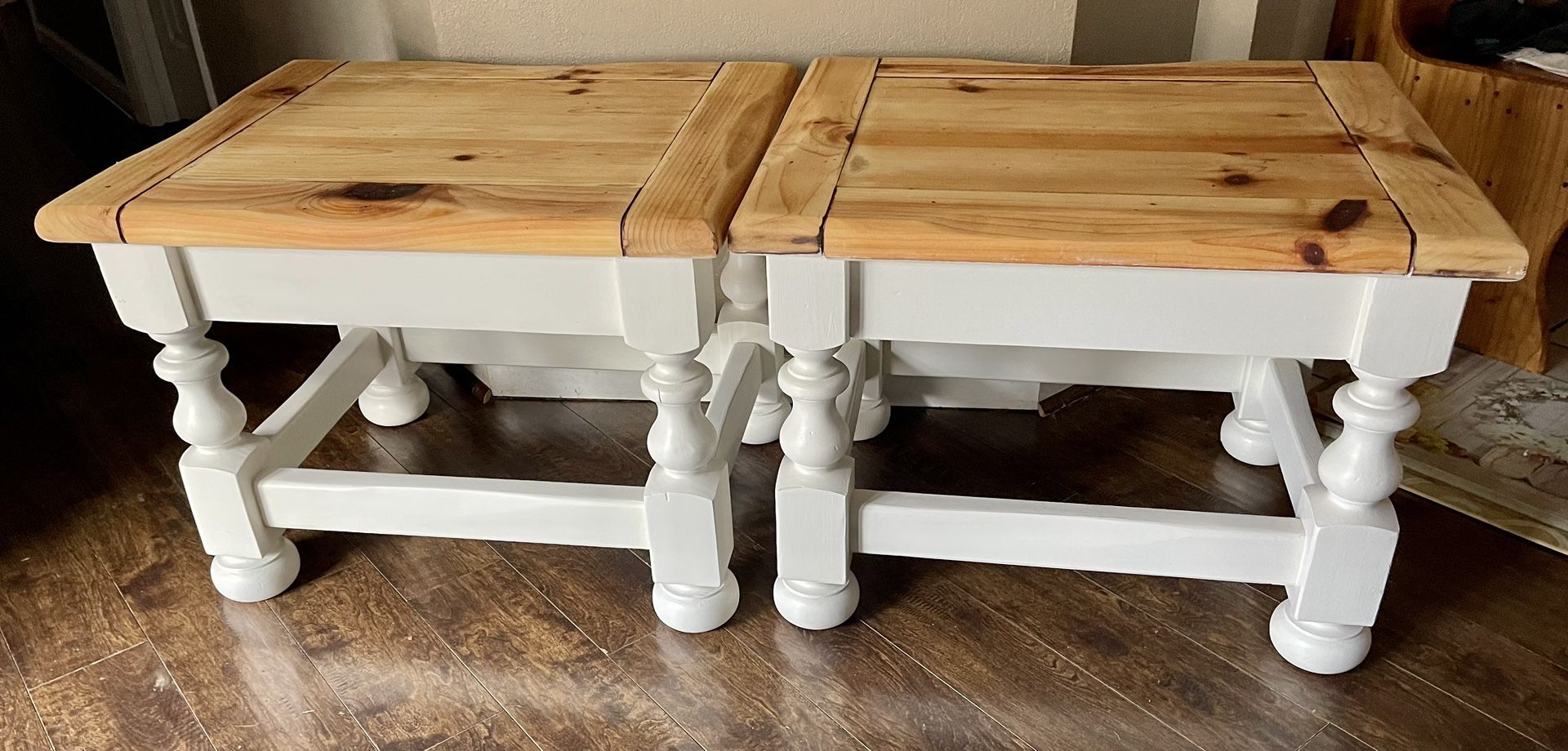 Solid Wood End Tables 2