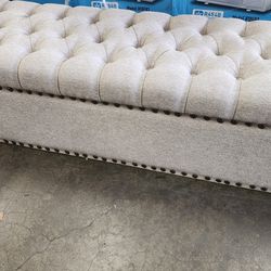 Bed Bench Light Gray