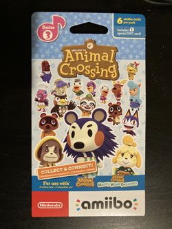Animal Crossing Amiibo Card 