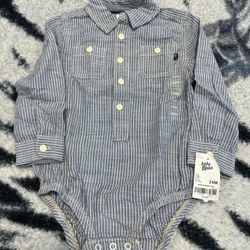 Baby B’Gosh Dress Shirt Onesie