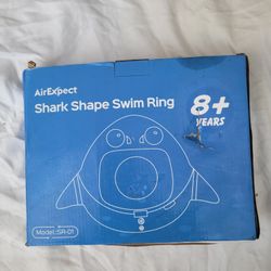 Air Expect Shark Shape Swim Ring New