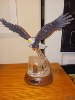 Bradford Exchange illuminated A National Tribute 9/11 tribute collection limited edition figurine