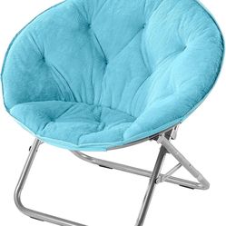 Faux Fur Saucer Chair