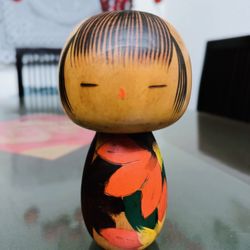 Vintage Japanese Creative Sosaku Kokeshi Doll by 川瀬祐志 Yuji Kawase