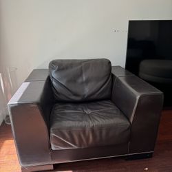 Minotti Leather  Couch 