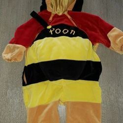 DISNEY WINNIE THE POOH BUMBLEBEE COSTUME.  6-12 MONTHS