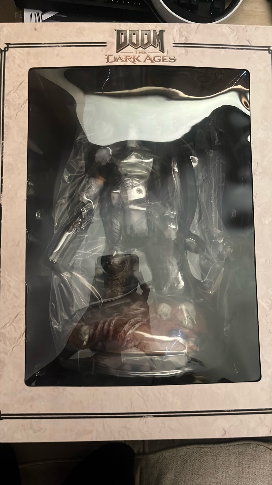 Doom The Dark Ages Collectible Statue Steel Book And Keycard (NO GAME)