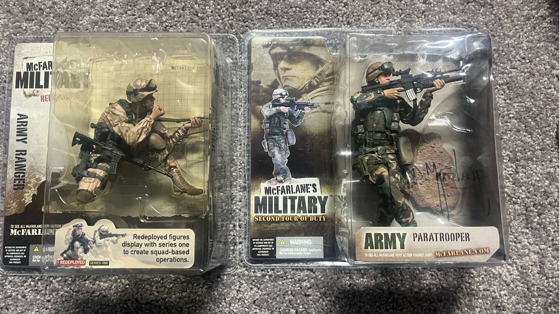 2 McFarlane military action figures