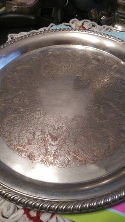 W.M Roger silver tray