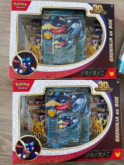 Pokemon 30th Celebration Greninja ex Box