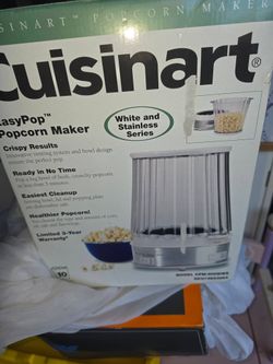 New in the box.. Cuisinart air popcorn maker the prices firm