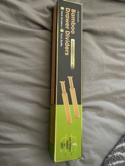 Antowin Bamboo Drawer Dividers – New in Box