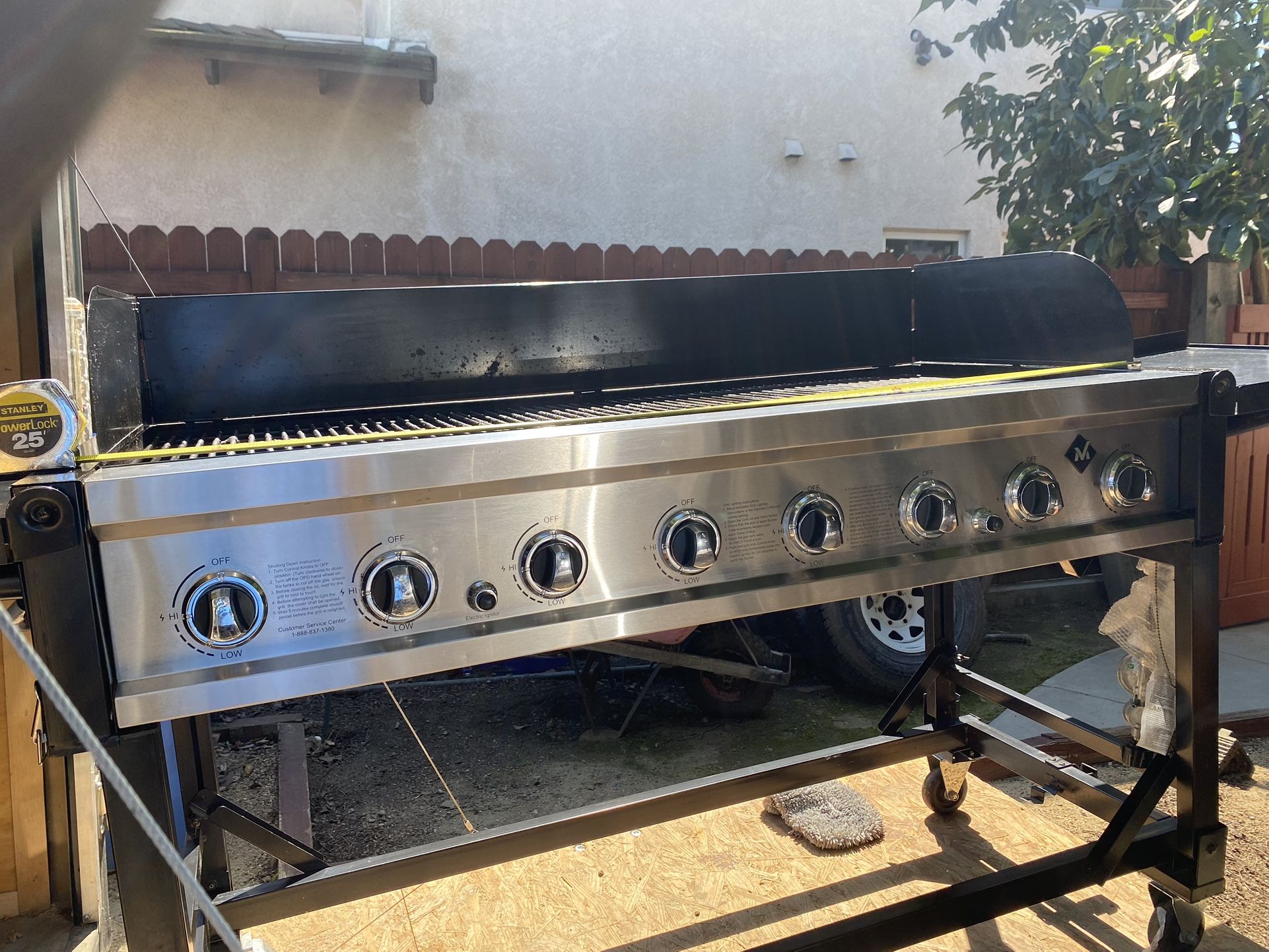 Member s mark 8 shop burner event grill parts