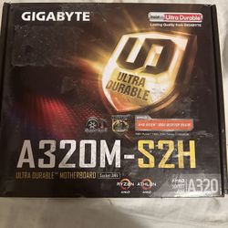 Gigabyte A320M-S2H AMD AM4 Motherboard 