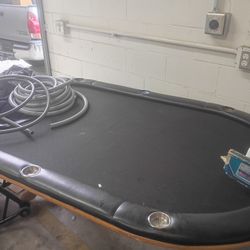 Poker Table Top Wood And Velt