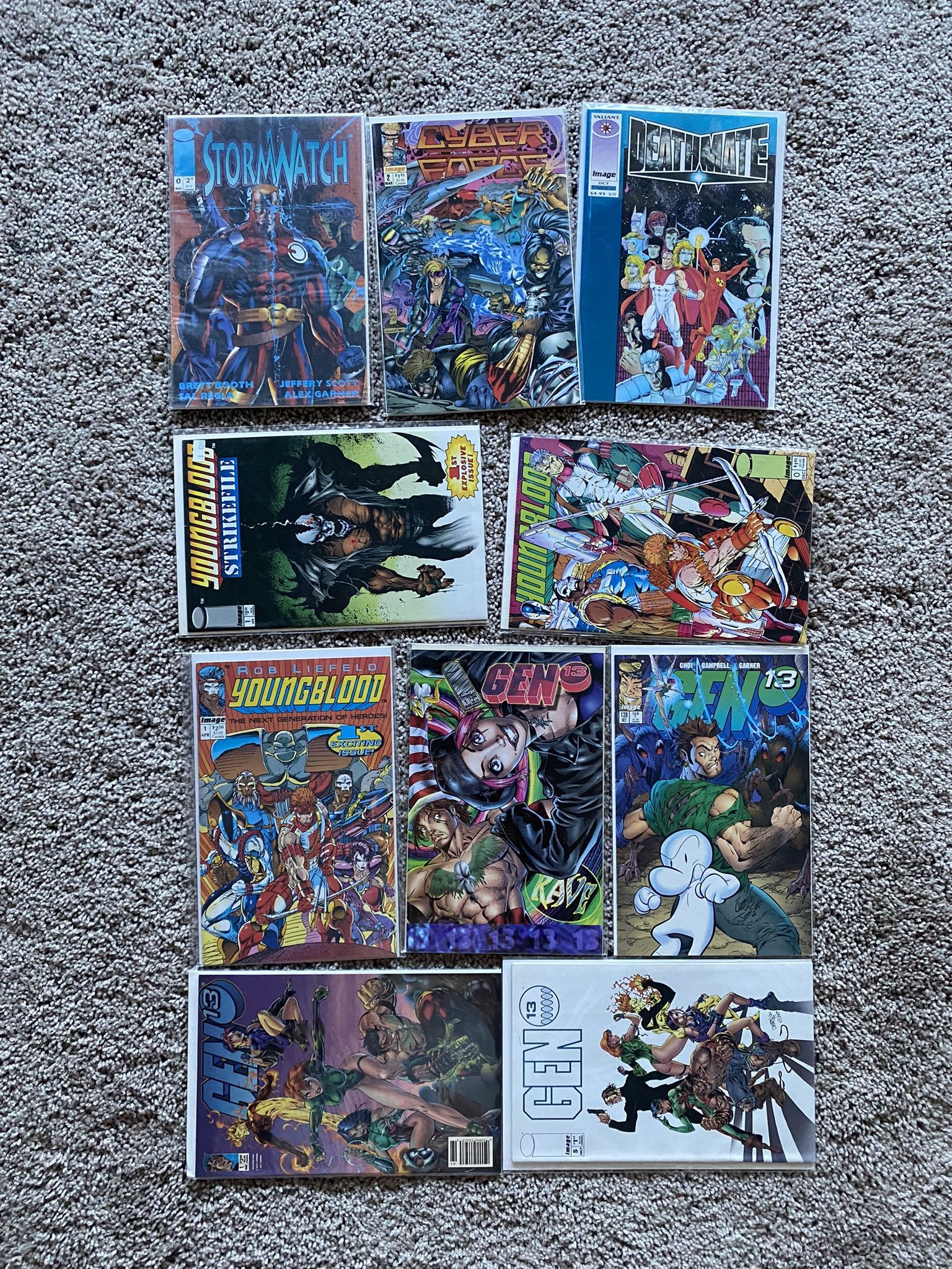 Lot Comic Books Rare Gen13 Image Marvel First Issues Spawn Wildcats for ...